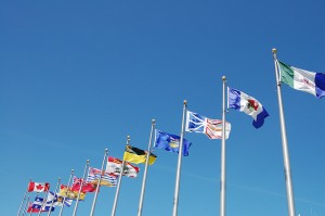 provincial flags, by anji barton, on Flickr.